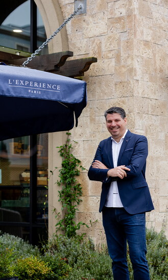 Owner Julien Hervet outside his Kirkland location