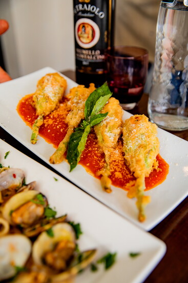 Zucchini Flowers from Trattoria de Vittorio