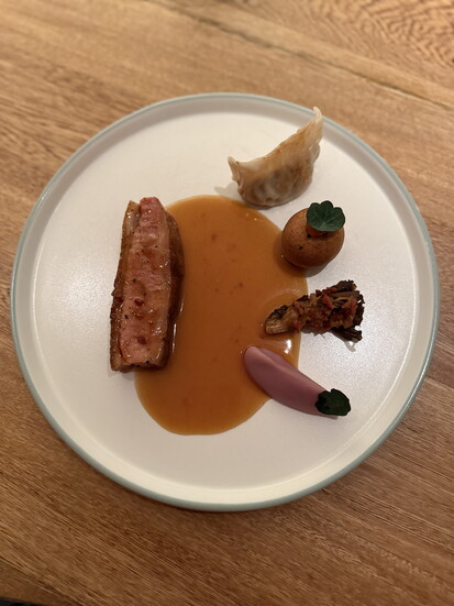 Chinese-inspired course at Infini Chef's Table