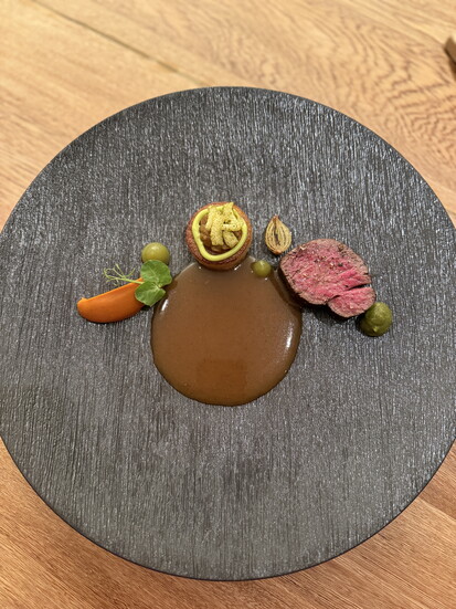 Indian-inspired course at Infini Chef's Table