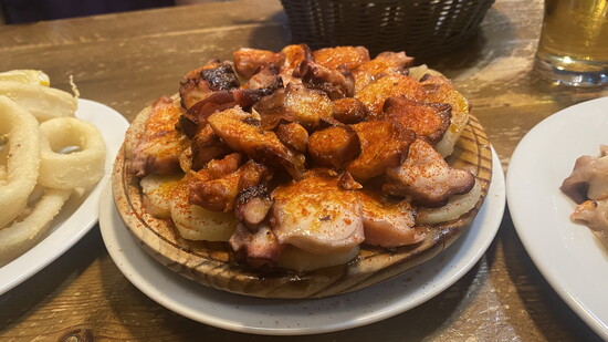 squid and octopus salad