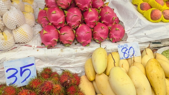 A food market in Thailand. Photo Credit: Star Williams