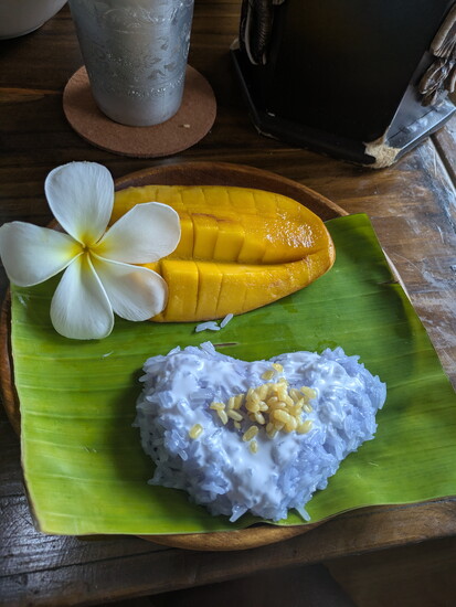Mango sticky rice. Photo Credit: Star Williams.