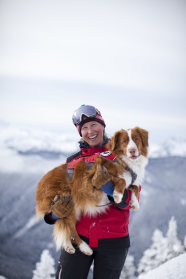 Darwin and handler Kim Haft, PC Julia Sumpter