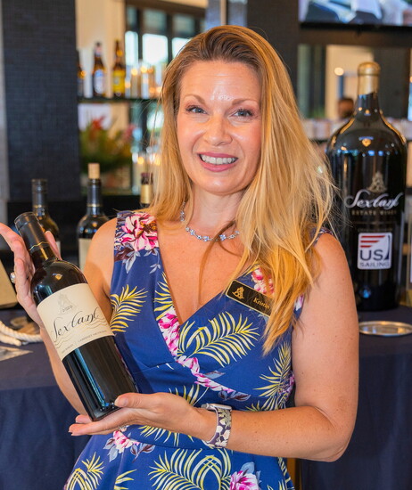 From passion to pour: Kristin Fauth presents Sextant Cabernet Sauvignon.