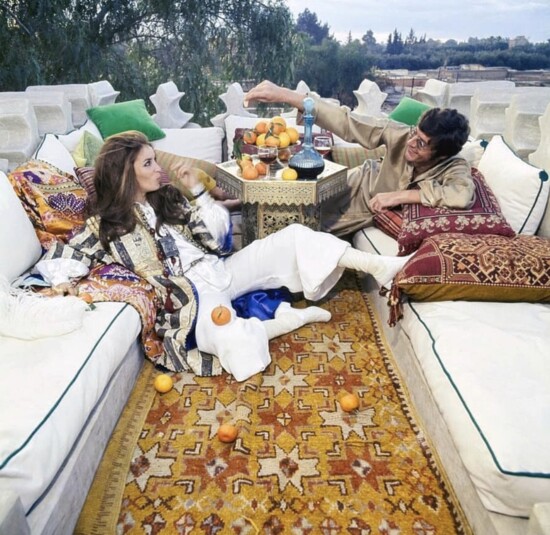 Talitha Getty, with husband Paul Getty in Marrakesh, the inspiration for Jane Green’s latest novel.