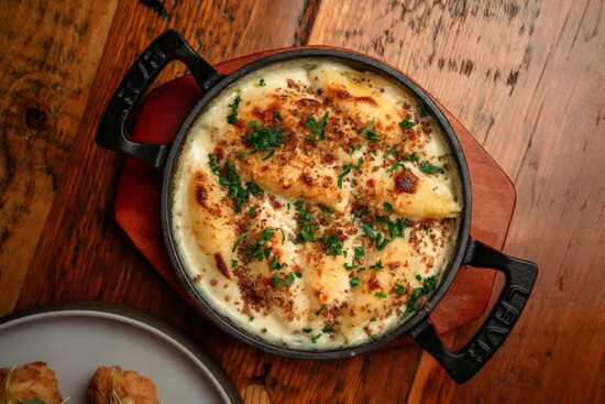 Prime 131, Ricotta Stuffed Mac & Cheese. Photo courtesy of Prime 131