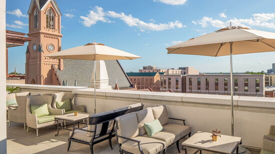 Suite level terrace