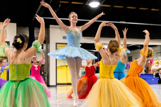 Eva Miller performs as the Sugarplum Fairy