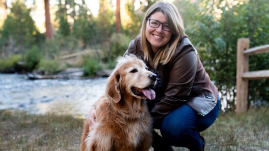 Schmidt and her dog, Buddy, enjoy time outdoors and the fact that Bend is one of the most dog friendly places in the world.