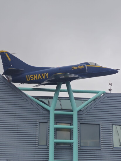 A Blue Angels plane. Photo Credit: Trevor Joppich