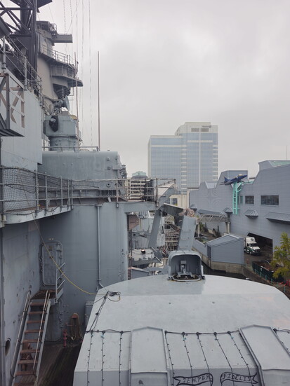 Onboard the USS Wisconsin. Photo Credit: Trevor Joppich