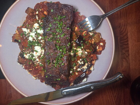 Lamb Shakshuka at LeGrand Kitchen. Photo Credit: Jennifer Waldera