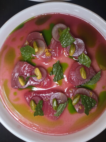 Tuna Crudo at Ilo Bistro. Photo Credit: Jennifer Waldera