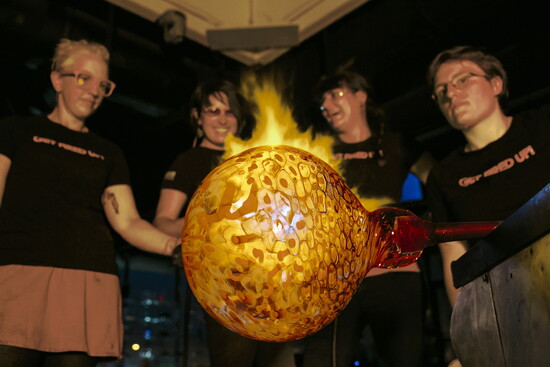 Glassblowing. Photo Credit: Visit Norfolk