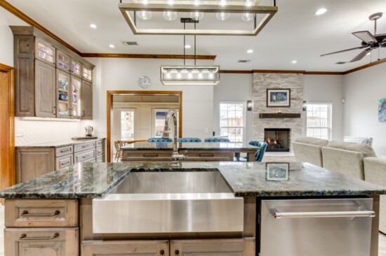 Urban Kitchens of Oklahoma City says open welcoming kitchens are the big trends this year.
