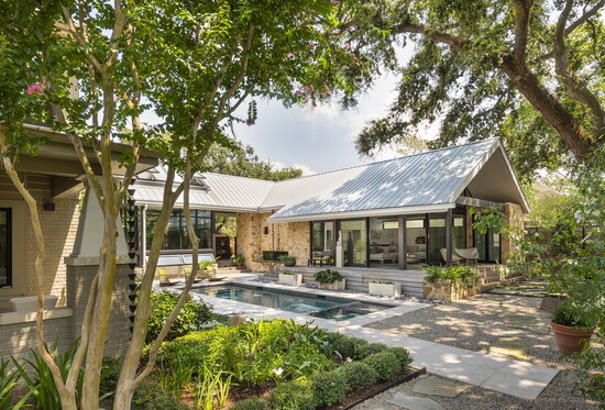 Stephanie Millet, a partner at Natalye Appel + Associates Architects, created a guest house/entertaining space on Vassar Street. Photo by Claudia Casbarian 