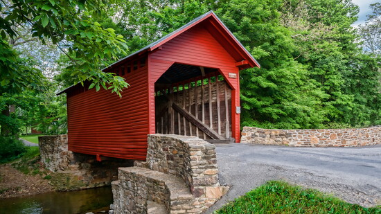 Covered bridge. Photo Credit: Visit Frederick