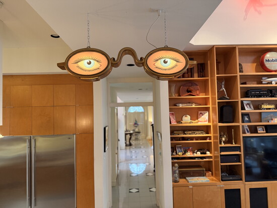 Hand-painted eye-glasses from a 1800's New England Optometrist.