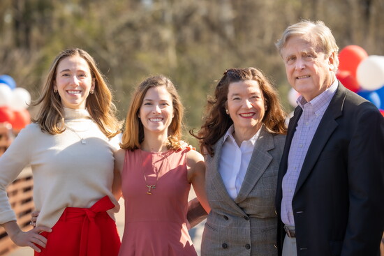  Robert and Pamela Heineman with their daughters Amanda and Katherine.