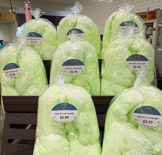 Sassy Apple Cotton Candy