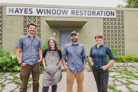Alex, Lida Gilbertson, Joe Hayes and Emily Heller.