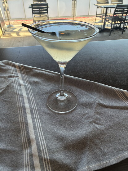White Cosmo at Barrett's on the Pike. Photo Credit: Dave Burris