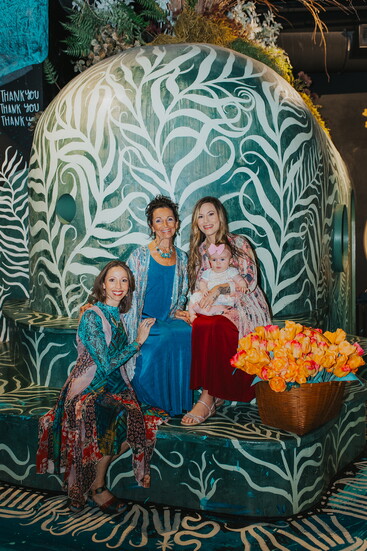 Ali Barnhart, Sherrye Huff, Bailey Matthews, Baby Gianna