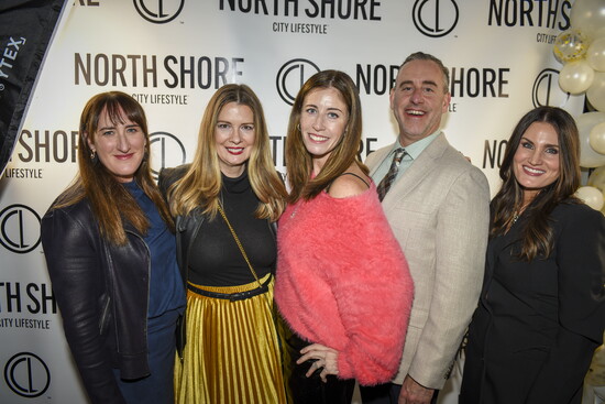 Editor Amelia Levin, Jen Luby, Ava and George Markoutsas, Keely Conrey