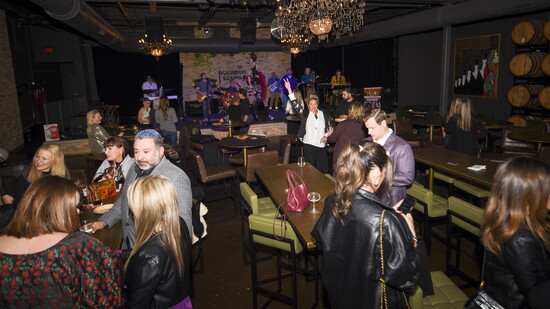 The party scene at 28 Mile Distillery, our generous host for the NSCL celebration.