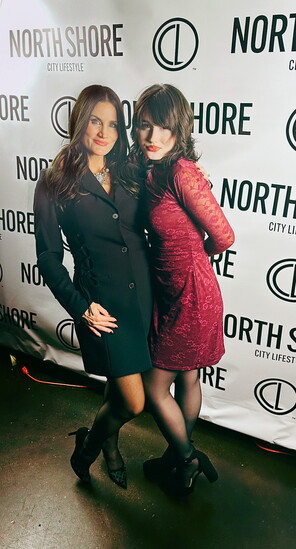 Publisher Conrey with daughter Kaira