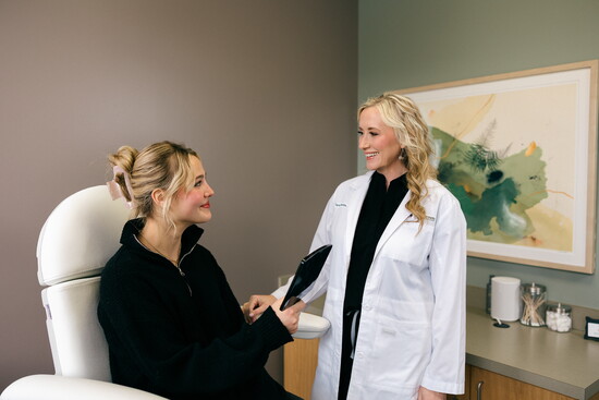 Dr. Goecks and her staff make a point to spend time with her patients to answer questions and make them feel comfortable. 