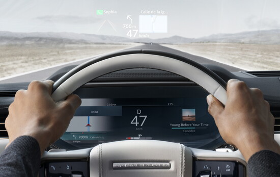 Interactive Driver Display with high-definition graphics.