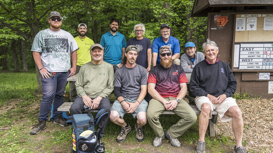 Bucks County Disc Golf Alliance members. 
