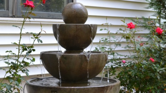 Low Stone Vessel Fountain by Henri Studios—$630