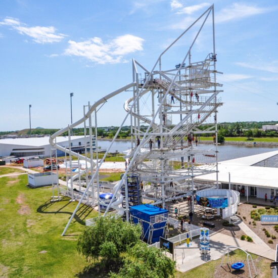 Riversport OKC's Sandridge Skytrail holds the title as the world's tallest structure of its kind.