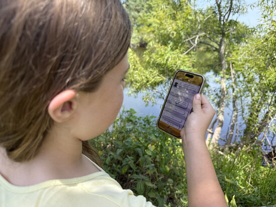 The Agents of Discovery app is easy for kids to use.