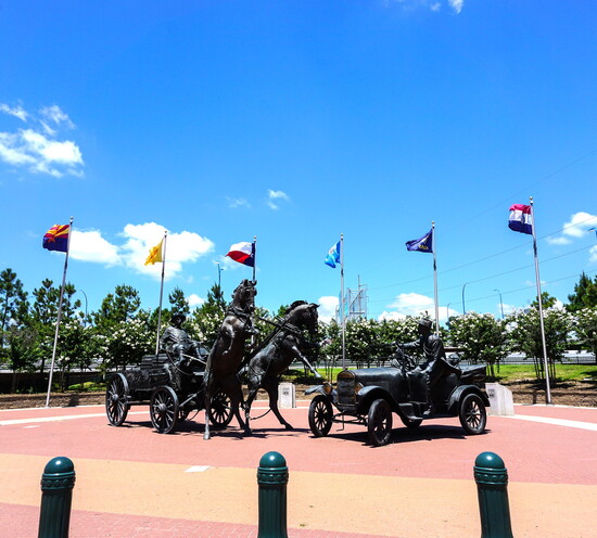 The Cyrus Avery Centennial Plaza in Tulsa honors Avery, the “father of Route 66." (Photo courtesy Route 66 Alliance)