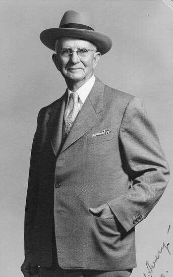 Cy Avery (1953), the "father of Route 66" (Photo courtesy Route 66 Alliance)