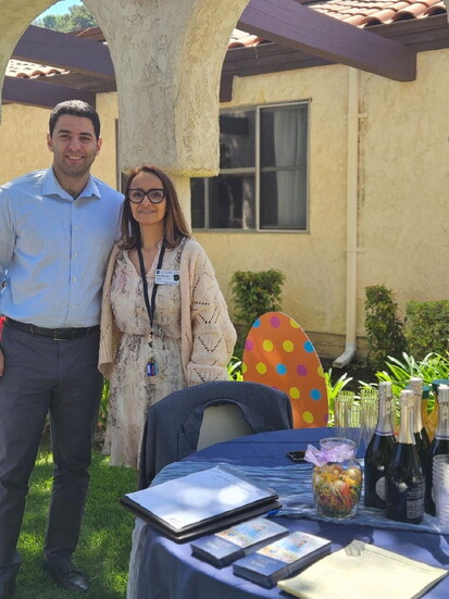 Easter celebration at Silverado Calabasas . Tigran and Meg Maryan, Family Ambassador 