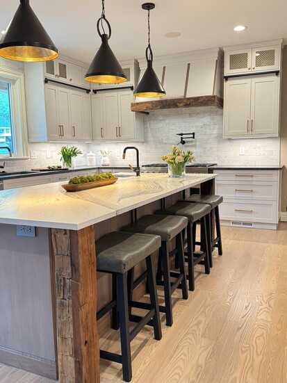 Marble counters installed by I.M.A.G.E