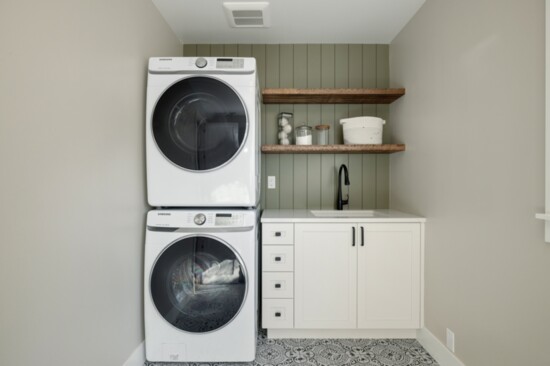 Laundry room designed with space in mind