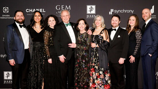 Charlie Green, left, and John Green, fourth from left, with their family. Photo by Bre Johnson, BFA.