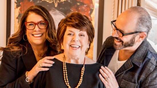 Marcia and her children, Robin and Jeffrey.