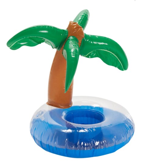 Palm Tree Inflatable Drink Float, SwimOutlet.com