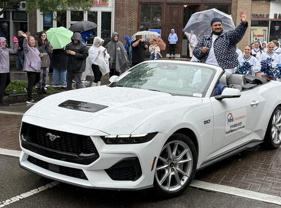 Murfreesboro Hometown Parade for Jordan McCullough. He was presented key to city and May 6 declared Jordan McCullough Day. / Photo by Jon Gregory