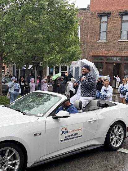 Murfreesboro Hometown Parade for Jordan McCullough / Photy by Jon Gregory