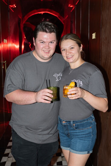 Chef Peter McQuaid & Beverage Director Ashley Cibor 