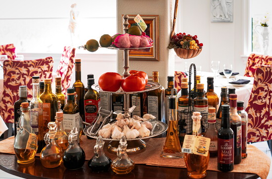 Fresh ingredients and imported oils highlight Amore’s authentic culinary craft.