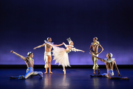 Jessica Assef and The Sarasota Ballet in Sir Frederick Ashton's “Illuminations” from Program Two.  (Photo by Foteini Christofilopoulou).